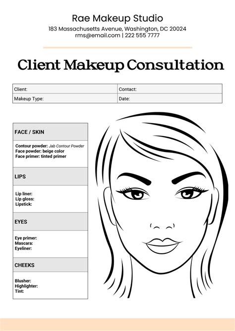 make up consultation.